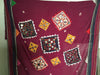 861 Banjara Odhana with Tie Dye Base Cloth-WOVENSOULS-Antique-Vintage-Textiles-Art-Decor