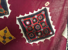 861 Banjara Odhana with Tie Dye Base Cloth-WOVENSOULS-Antique-Vintage-Textiles-Art-Decor