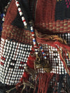 881 SOLD Vintage Batak Ulos - Beaded Shoulder Cloth of the Batak People-WOVENSOULS-Antique-Vintage-Textiles-Art-Decor
