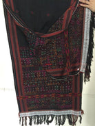 881 SOLD Vintage Batak Ulos - Beaded Shoulder Cloth of the Batak People-WOVENSOULS-Antique-Vintage-Textiles-Art-Decor