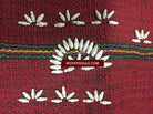 884 Rare Vintage Burmese Hilltribe Textile with Job's Tear Seeds-WOVENSOULS-Antique-Vintage-Textiles-Art-Decor