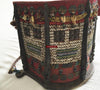 886 MASTERPIECE - Antique Maloh Dayak Baby Carrier from Borneo-WOVENSOULS-Antique-Vintage-Textiles-Art-Decor