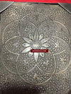 890 Rare Heirloom Mirror from Parsi Zorastrian family-WOVENSOULS-Antique-Vintage-Textiles-Art-Decor