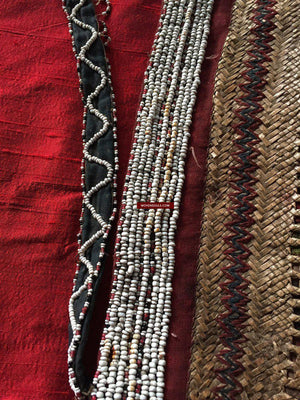 892 Antique Beaded Batak Woven Rattan Matted Bag-WOVENSOULS-Antique-Vintage-Textiles-Art-Decor