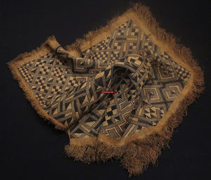 903 SOLD Superb Shoowa Cloth with amazing Geometry-WOVENSOULS-Antique-Vintage-Textiles-Art-Decor
