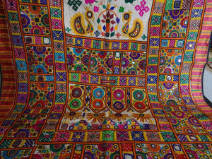 904 Vintage Dhaniyo Wall Decor Textile Kutch Gujarat-WOVENSOULS-Antique-Vintage-Textiles-Art-Decor