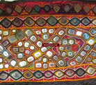 906 Vintage Mirror Embroidery Toran or Welcome Panel Gujarat - SOLD-WOVENSOULS-Antique-Vintage-Textiles-Art-Decor