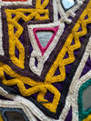 934ビンテージペア - Rabari グジャラートの刺繍壁の装飾テキスタイルアート