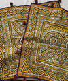934 coppia vintage - Rabari Arte tessile per decorazioni da parete da ricamo dal Gujarat