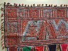 935 Long Kutch Toran - Vintage Rabari Embroidery Wall Decor Textile Art Gujarat-WOVENSOULS-Antique-Vintage-Textiles-Art-Decor
