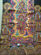 940 Vintage Embroidery Dhaniyo Panel from Kutch Gujarat-WOVENSOULS-Antique-Vintage-Textiles-Art-Decor