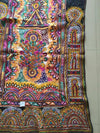 940 Vintage Embroidery Dhaniyo Panel from Kutch Gujarat-WOVENSOULS-Antique-Vintage-Textiles-Art-Decor