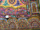 940 Vintage Embroidery Dhaniyo Panel from Kutch Gujarat-WOVENSOULS-Antique-Vintage-Textiles-Art-Decor