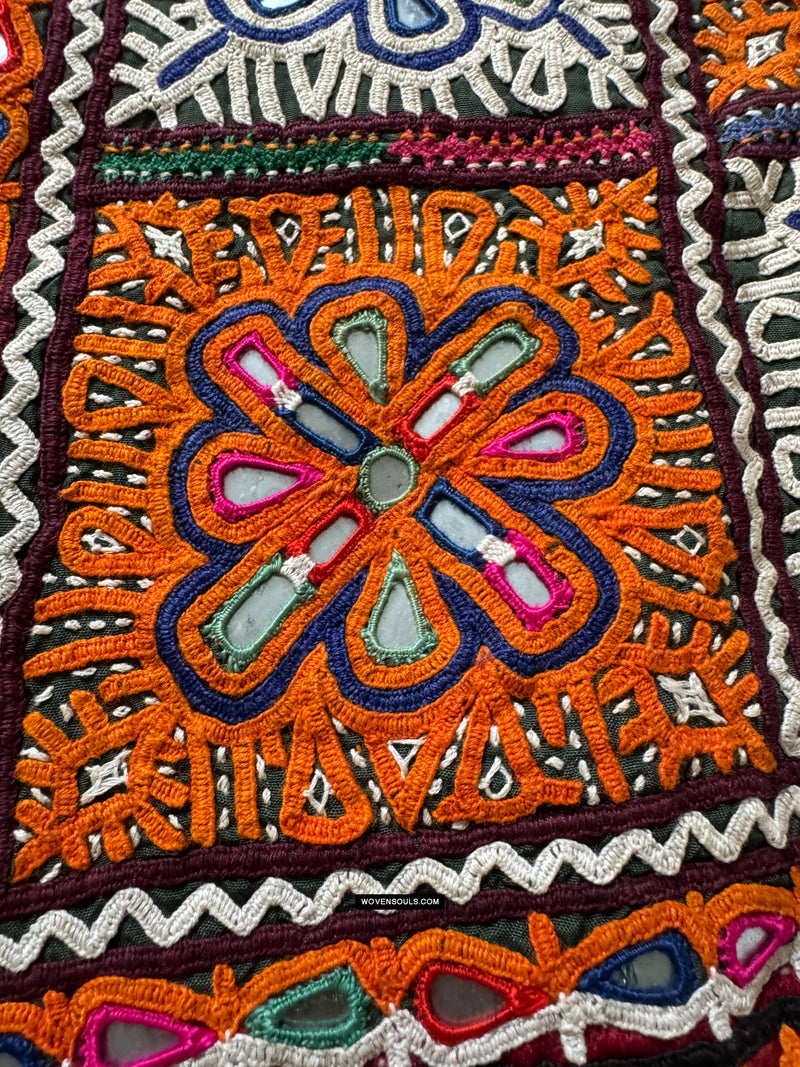 941 Vintage Rabari Embroidery Chaakla Panels from Kutch Gujarat ...