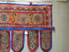 942 Vintage Embroidery - Door Decor Panel from Gujarat - Mochi Bharat Kaam-WOVENSOULS-Antique-Vintage-Textiles-Art-Decor