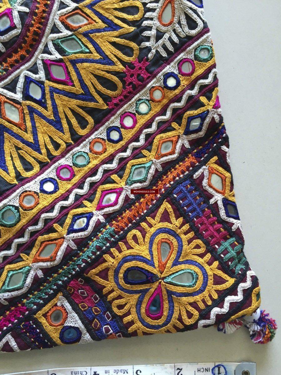 943 Dowry Bag Vintage Rabari Embroidery from Gujarat-WOVENSOULS-Antique-Vintage-Textiles-Art-Decor