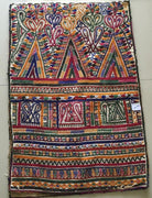 956 Dowry Bag Front Back Embroidered Panel Pair - Vintage Rabari Embroidery from Gujarat-WOVENSOULS-Antique-Vintage-Textiles-Art-Decor