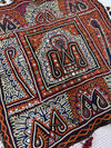 961 Chaakla -Paar - Vintage Rabari Stickerei aus Gujarat