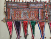 964 Pair of Vintage Debariya Rabari Toran Embroidered Wall Decor-WOVENSOULS-Antique-Vintage-Textiles-Art-Decor