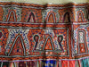 980 Long Vintage Rabari Embroidery Wall Decor Textile from Gujarat-WOVENSOULS-Antique-Vintage-Textiles-Art-Decor