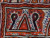 980 Long Vintage Rabari Tessile da decorazione da parete da ricamo dal Gujarat
