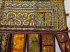 981 vintage Rabari Tessile da decorazione da parete da ricamo dal Gujarat