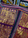 981 vintage Rabari Textile de décoration murale de broderie du Gujarat