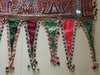 984 Vintage Rabari Embroidery Toran Door Decor Textile Art from Gujarat-WOVENSOULS-Antique-Vintage-Textiles-Art-Decor