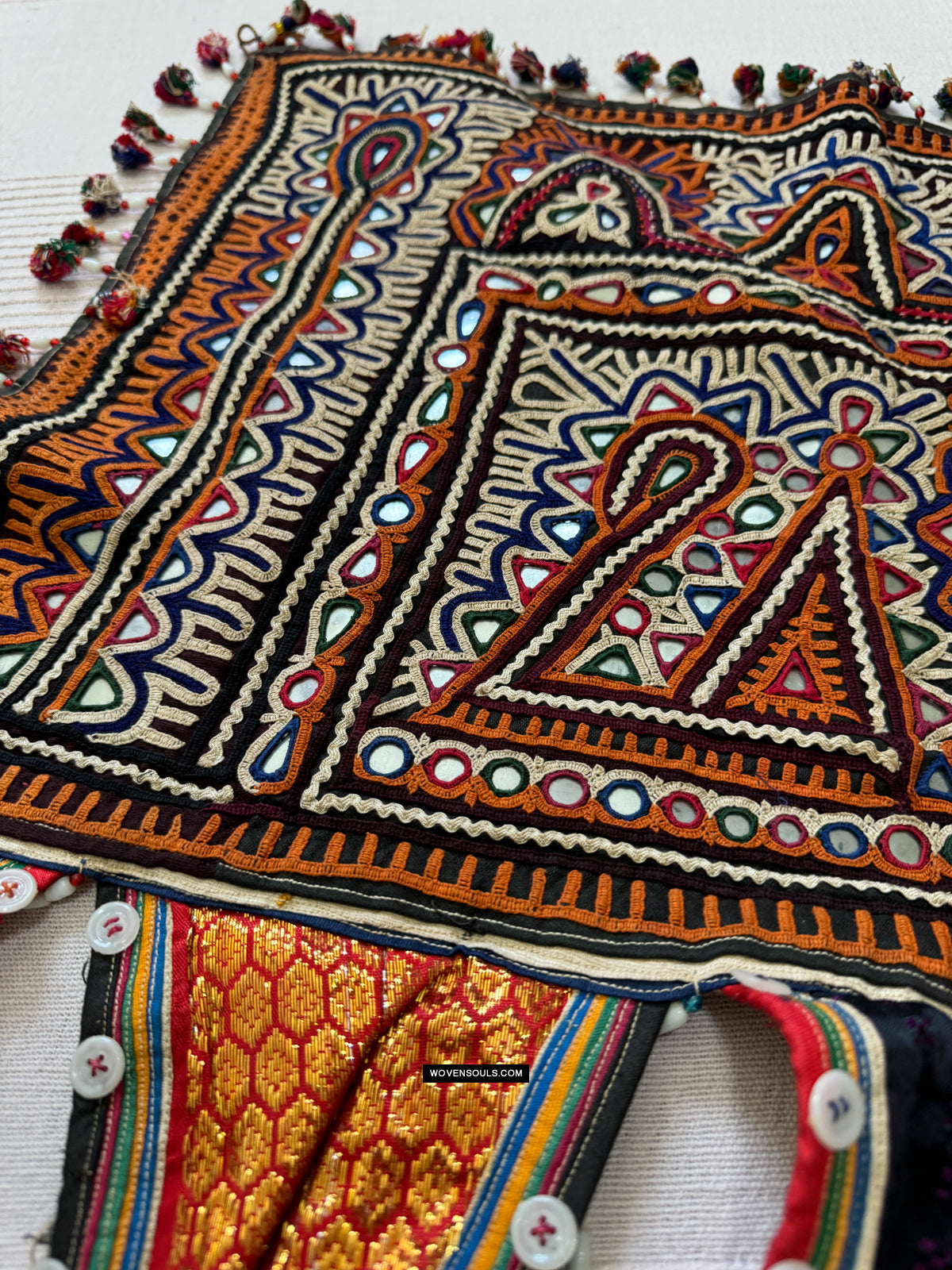 984 Long Vintage Rabari Embroidery Toran Door Decor Textile Art from ...