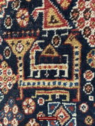 999 Antique Qashqai Tribal Rug with Shekarlu Influence - NFS-WOVENSOULS Antique Textiles &amp; Art Gallery