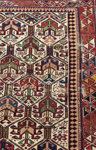 1792 Antique Shirvan Rug Fragment - WOVENSOULS Antique Textiles & Art Gallery