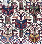 1792 Antique Shirvan Rug Fragment - WOVENSOULS Antique Textiles & Art Gallery