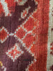 1985 Antiiloom antico Patan Patan Patola Double Ikat Sari Frammento Elefante Tiger Motif