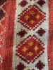 1985 Antiiloom antico Patan Patan Patola Double Ikat Sari Frammento Elefante Tiger Motif