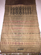 1032 Antique Batak Shaman Head Cloth - WOVENSOULS Antique Vintage Art Interior Decor