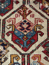 1800 Antique Shirvan Rug Fragment - WOVENSOULS Antique Vintage Art Interior Decor