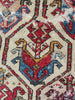 1800 Antique Shirvan Rug Fragment - WOVENSOULS Antique Vintage Art Interior Decor