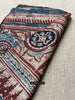 1895 Antique Indian Trade Textile  Hand-Drawn Kalamkari Toraja Fragment