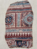 1895 Antique Indian Trade tessile disegnato a mano Kalamkari Toraja Framment