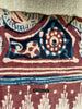 1895 Antique Indian Trade Textile  Hand-Drawn Kalamkari Toraja Fragment