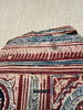 1895 Antique Indian Trade Textile  Hand-Drawn Kalamkari Toraja Fragment