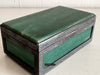 900 Old Parsi Zoroastrian Heirlous Box con Silver & Jade?