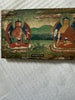 1238 Antique Wood  Manuscript Sutra Cover