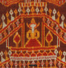 2036 Antique Cambodian Silk Ikat Pidan Temple Hanging