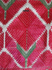 446 Superb Antique Thirma Bagh Phulkari Textil Rosenmotiv