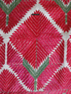 446 Excelente antigua Thirma Bagh Phulkari Motivo de rosa textil