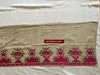 E158 SOLD Antique Swat Valley Textile Fragment - Phulkari Embroidery-WOVENSOULS-Antique-Vintage-Textiles-Art-Decor