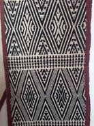 E186 SOLD - Myanmar Tribal Handwoven Cotton Band - Recently Made-WOVENSOULS-Antique-Vintage-Textiles-Art-Decor