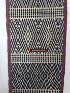 E186 SOLD - Myanmar Tribal Handwoven Cotton Band - Recently Made-WOVENSOULS-Antique-Vintage-Textiles-Art-Decor