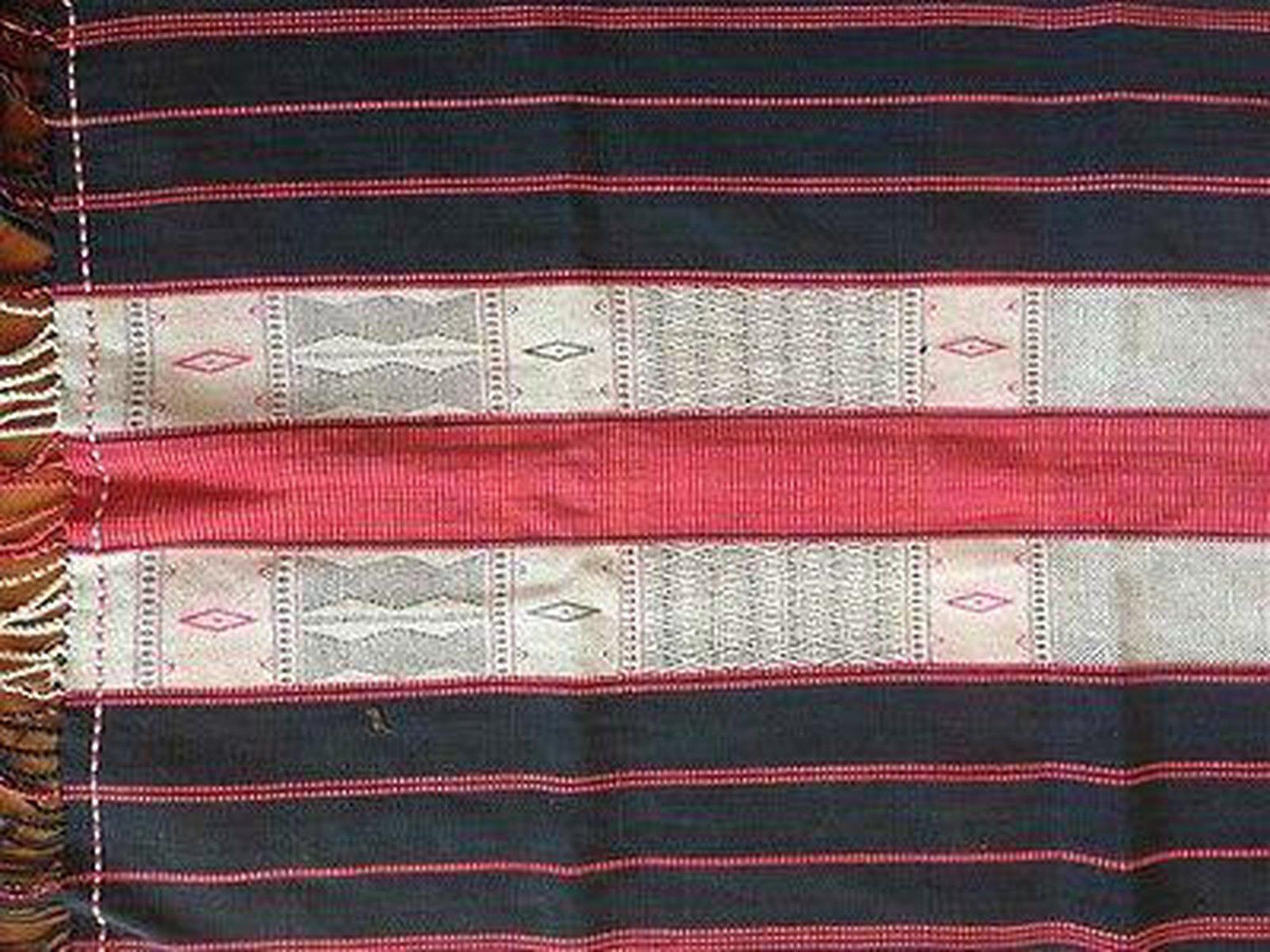 E187 Intricate Tribal Weaving from Myanmar - Recently Made-WOVENSOULS-Antique-Vintage-Textiles-Art-Decor